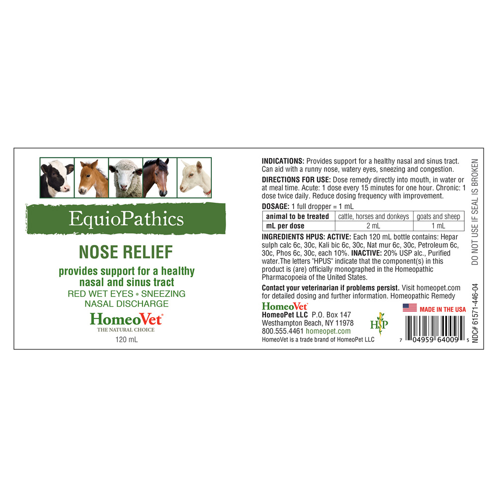 homeopet nose relief